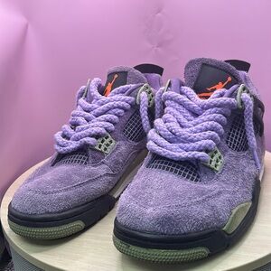 PREOWNED Jordan 4 canyon purple - Size: 9